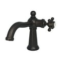 thumbnail image 4 of Kingston Brass Nautical Single-Handle Bathroom Faucet with Push Pop-Up Brushed Nickel Brushed, 4 of 5
