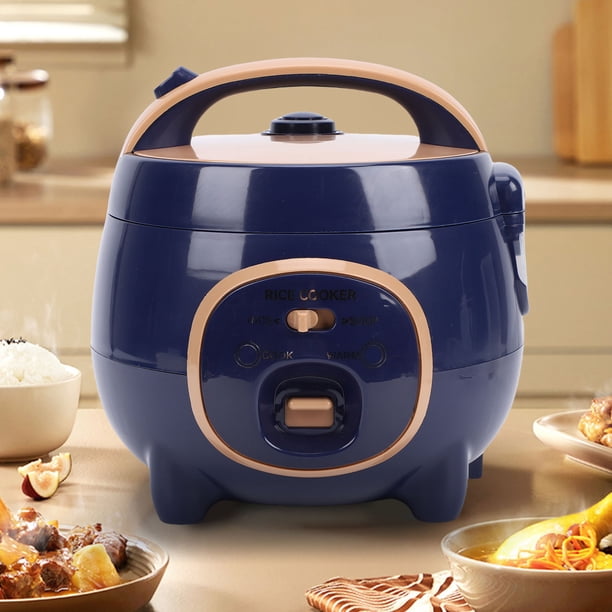 Mini Olla Arrocera, 1.8L Olla Interior Antiadherente De aleación De Aluminio Con Rejilla De Para Cocina Saludable, Capacidad De 5 Tazas Diseño Compacto Para Espacios