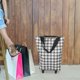 thumbnail image 2 of GOOHOCHY Bolsa para carrito de compras portátil con ruedas, 2 of 8