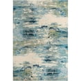 thumbnail image 1 of Unique Loom Chromatic Abstract Area Rug 10' x 14' Rectangle Light Blue/Beige, 1 of 2