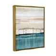 thumbnail image 4 of Stupell Industries Modern Landscape Abstraction Abstract Painting Gold Floater Framed Canvas Art Print Wall Art, 25 x 31, 4 of 10