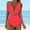 Hot Pink, variant on One Piece Swimsuit Women 2026 Fashion Women's Sleeveless Solid Bikini Set Swimsuit Push-Up Padded Swimwear Swimsuit Beachwear Army Green L