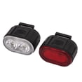 thumbnail image 1 of Bike Light Set, Lightweight Portable 350Lm IPX5 Waterproof LED Bike Lights Set Low Battery Reminder  for Cycling, 1 of 8