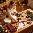 thumbnail image 3 of Clearance! DIY Crafts Christmas Patchwork Fabric Art Kit Handmade Set Sewing Supplies Holiday Project Felt Applique Material Package Home Decoration Gift Adult Beginner, 3 of 6