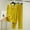 Yellow, variant on Herrnalise Women 2 Piece Modal Pajamas Sets Summer Long Sleeve Top and Drawstring Pants Soft Solid Color Sleepwear Suit Purple
