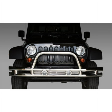 Rugged Ridge Wrangler Front 2 Tube Bumper Fits 07-18 Jeep JK 2/4Dr Polished