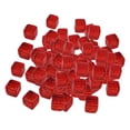 thumbnail image 3 of 100pcs Assorted Colored Translucent 6 Sides Transparent Polyhedral D6, 3 of 7