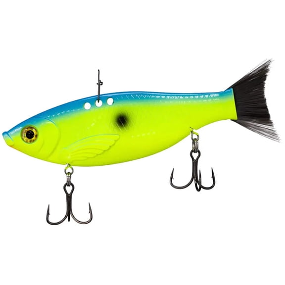 Bill Lewis Big Gizz Blade Bait Chartreuse Blue