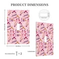 thumbnail image 3 of DouZhe 1-Gang Toggle Switch Wallplate, Pink Hair Salon Decorative Wall Plates, 3 of 7