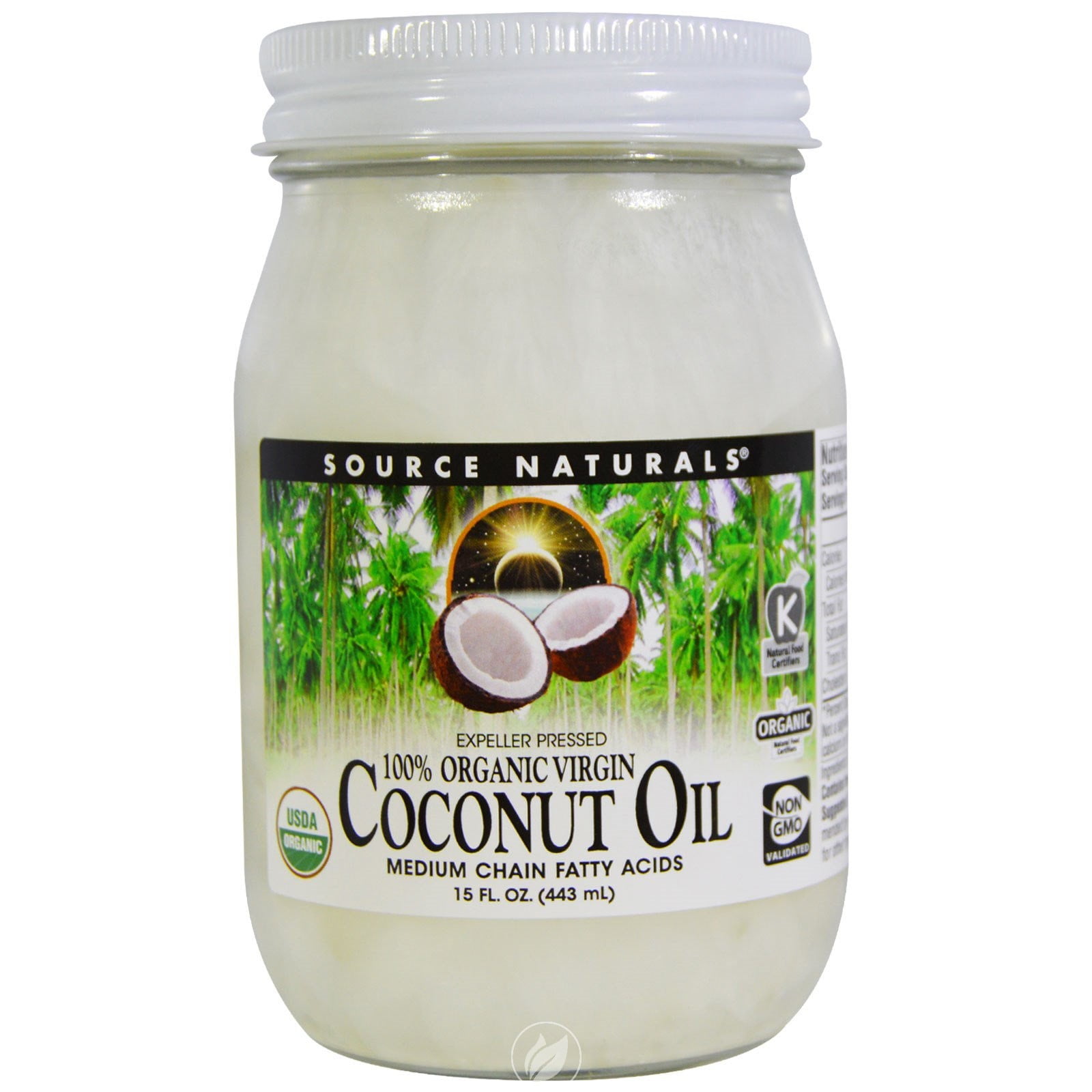 (4 Pack) Source Naturals Extra Virgin Coconut Oil, 16 fl oz