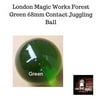London Magic Works Acrylic Balls for Contact Juggling- Perform like a pro! (Forest Green, 68mm)