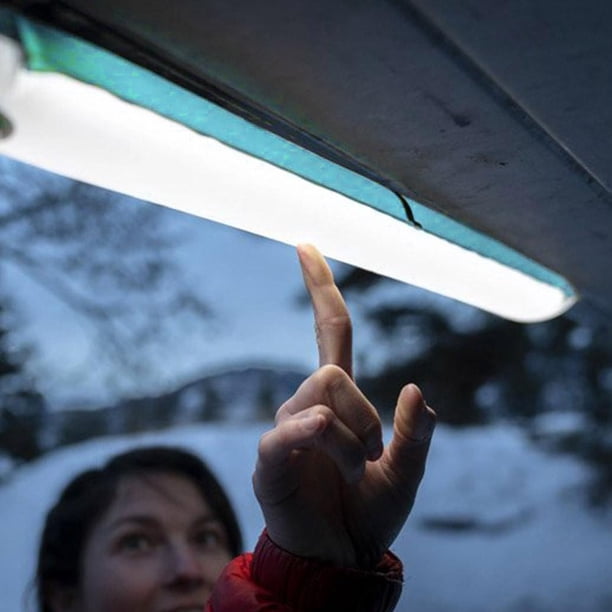 Linterna inflable para acampar, linterna LED USB, luz de tienda de campaña de emergencia (S) Wdftyju Para estrenar