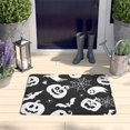 thumbnail image 2 of Halloween Silhouette Icons Pattern Flannel Non Slip Door Rugs,Washable Door Mats Indoor,Decorative Door Mats,Dirt-Resistant and Absorbent Doormat for Entrance,Bedroom,Kitchen,Bathroom,31.5"x17", 2 of 4
