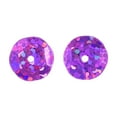 thumbnail image 2 of John Bead 450pcs 10mm Hot Pink Flat Round Plastic Loose Sequins Hologram with Hole for DIY Crafts Making Sewing Embroidery Clothes Decoration, 2 of 4