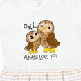 thumbnail image 4 of Inktastic Owl Always Love You Cute Owl Family Girls Toddler Dress, 4 of 5