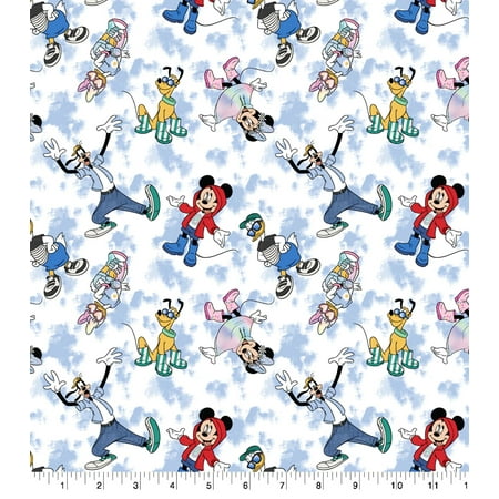 UPC: 0887816367486 | Disney Mickey and Friends Fashion Forward Cotton Fabric