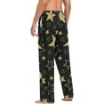 thumbnail image 6 of FREEAMG Star Cotton Pajama Pant for Men, Super Soft Lightweight Lounge Pajama Bottoms Drawstring Sleepwear Pant with 2 Pockets, 6 of 7