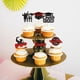 thumbnail image 3 of Adornos para cupcakes Ercadio 2026 con purpurina para graduación, color negro y rojo, 30 unidades, 3 of 7