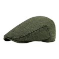 thumbnail image 3 of LIUYUNNN Pack of Classic British Style Newsboy Cap In Houndstooth Blend For And Front Brim Beret With Sun Shield Timeless Filigree Hat For All Seasons, One Size, 3 of 3