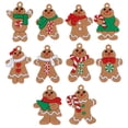 thumbnail image 2 of 10pcs Gingerbread Man High Quality Prime Sturdy Gingerbread Man Pendant Christmas Pendant Gingerbread Man for Christmas Tree, 2 of 6
