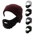 thumbnail image 4 of Winter Balaclava Full Face Cover Hat Knit Beard Hat Adjustable Size for Adult, 4 of 6