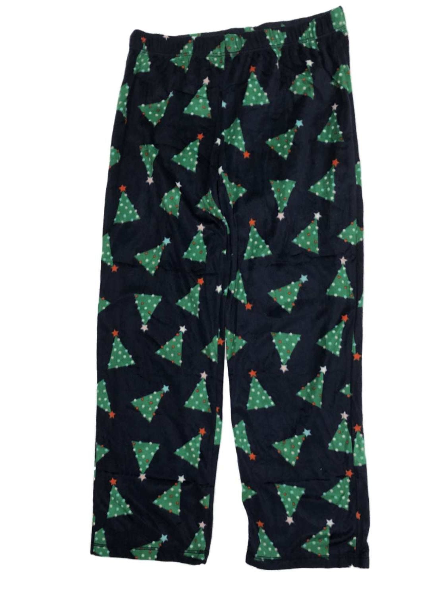 Womens Navy Blue Fleece Christmas Tree 