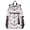 Anchor and Coral, variant on 14" Laptop Backpack Waterproof Airline Approved Stylish Casual Daypack for Travel Business College Work, Sea and Tropical Flower
