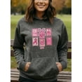 thumbnail image 3 of Inspirational Pink Ribbon Hoodie Breast Cancer Awareness Pullover Sweatshirt for Women and Men Unisex Support Hoodie for Survivors Fighters October Awareness Events, 3 of 5