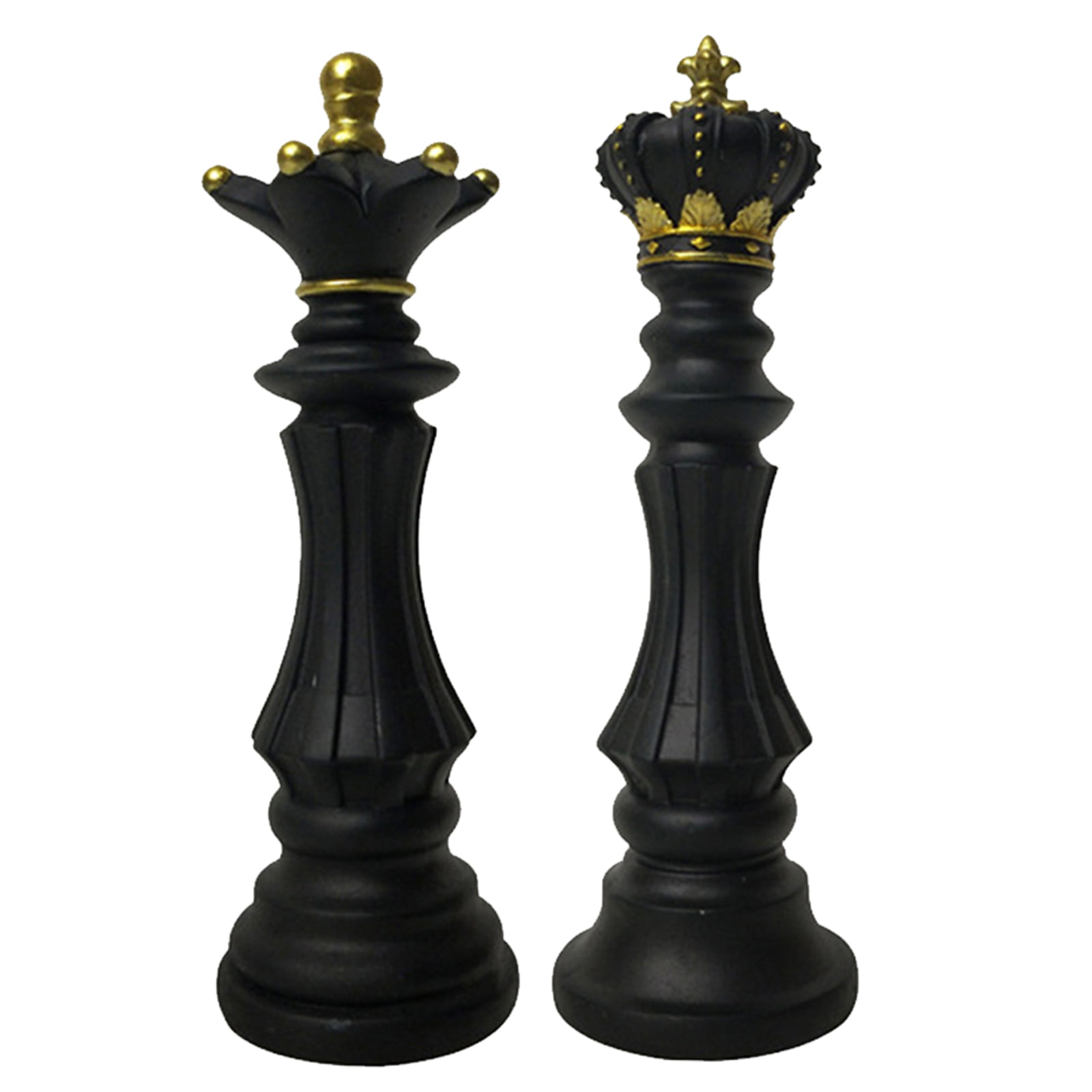 Chess Pieces Statue Sculpture Ornament Resin Craft Home Decor Art Table 