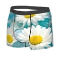 thumbnail image 2 of Kll Daisy Flowers Men'S Cotton Boxer Briefs Underwear-Medium, 2 of 9