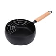 thumbnail image 3 of DOLITY Deep Frying Pot Nonstick French Fries Frying Pot with Oil Strainer Rack Japanese 20CM, 3 of 9