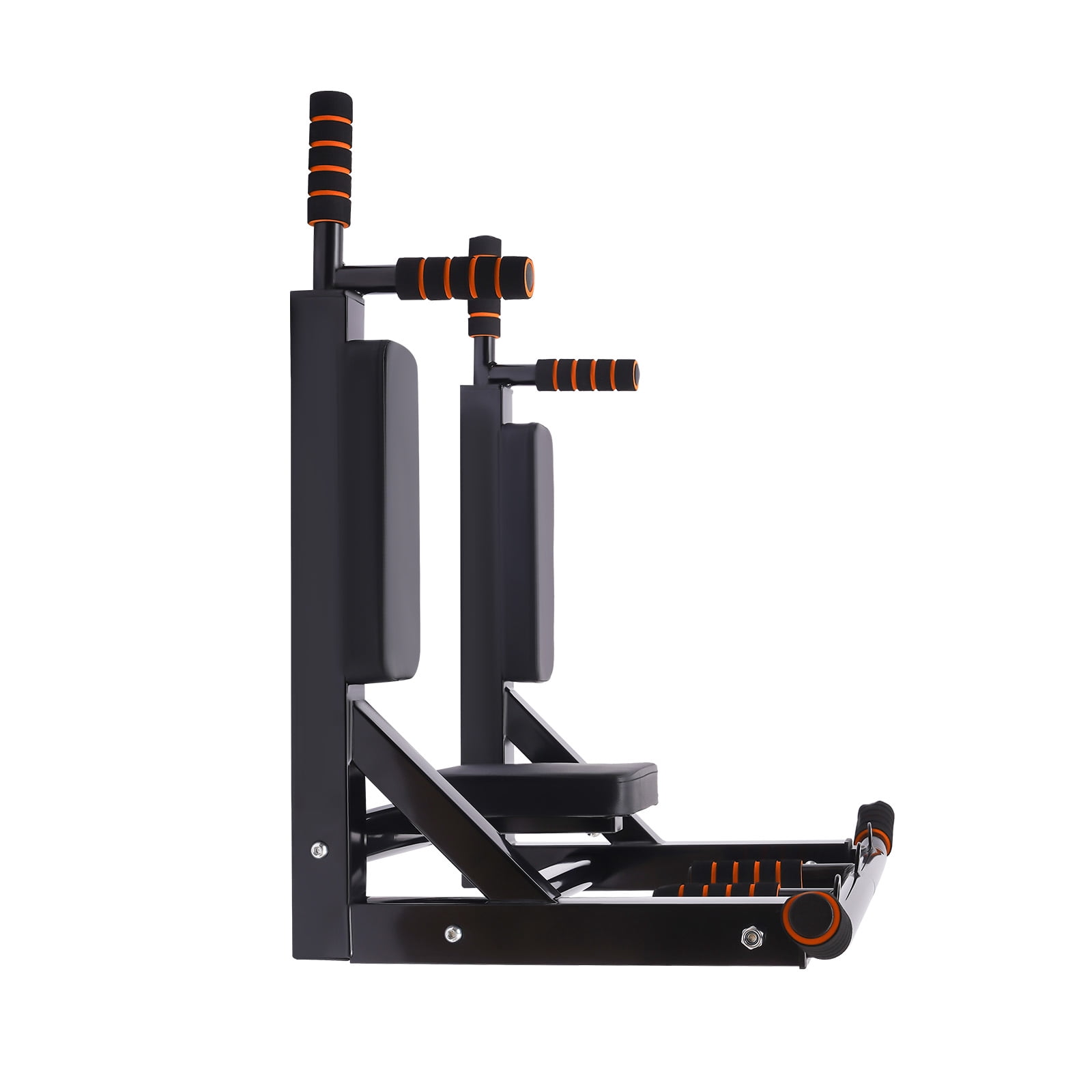 Wildnix Gymnastics Practice Bar – Wall-Mounted, 440lbs Load Capacity, Multiple Grip Positions, Comfortable PU Backrest and Armrests, Space-Saving, Ideal for Strength Training and Fitness