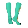 thumbnail image 4 of Bingfone Compression Socks For Women And Men Long Socks For Running Athletic Cycling Nurse-Sunflower Gnomes, 4 of 9