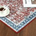 thumbnail image 3 of Haperlare Runner Rug 2' x 6' Hallway Area Rug Persian Entryway Rug Washable Low Pile Non-Slip Distressed Mat Indoor Entrance Carpet for Living Room Kitchen Bath, Blue, 3 of 5