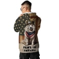 thumbnail image 5 of Freedom Paws Patriotic Samoyed Vintage Memorial Day All Over Print 3D Hoodie Unisex Merch Hoodies Siberian Sammy Dog Lover - 12006, 5 of 6
