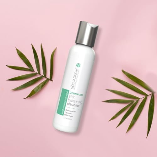 Solvaderm Dermpura Gentle Facial Cleanser – Daily Purifying Face Wash with Natural Botanicals for All Skin Types – Removes Dirt, Oil & Makeup Without Stripping Moisture – pH-Balanced & Soothing