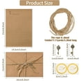 thumbnail image 2 of baomifa-5 Set Vintage Stationery Paper and Envelopes Set, 20 Stationary Paper 10 Kraft Envelopes 10 Sealing Sticker 10 Metal Accessories, 2 of 4