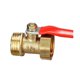 thumbnail image 1 of Brass Small Ball Valve 1/2 Inch Female/male Thread Brass Valve Connector Joint Copper Pipe Fitting, 1 of 5