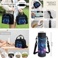 thumbnail image 5 of Jeiento Wolf School Backpack for Boys 17 Inch Bookbag with Lunch Bag Lightweight School Bag and Lunch Box for Boys 4 Pcs Purple Flower Book Bags for Kids Travel Rucksacks, 5 of 7