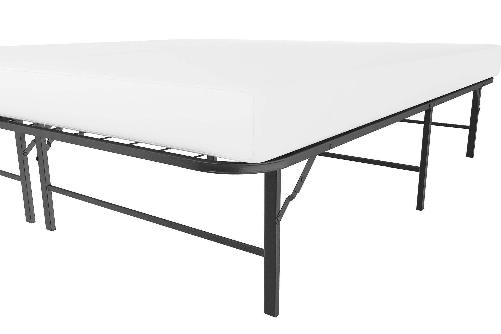 Mainstays Metal Platform Bed Frame And Mattress Foundation, Black ...