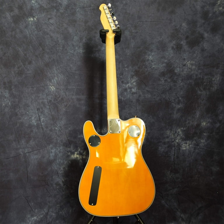 Zuwei Yellow Semi-Hollow Body ZW-TL Electric Guitar Custom