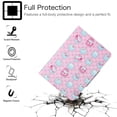 thumbnail image 3 of Allytech Universal 10 inch Tablet Case, Folio PU Leather Stand Shell Case with 4 Fixed Rings Wallet Case with Card Slots for Around 9.6"-10.5" inch Android/iOS/Windows Tablets, Pink Unicorns, 3 of 6