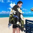 thumbnail image 4 of Coolnut Microfiber Beach Towels,Chamomile Black Sand Free Beach Towel,Quick Dry Beach Towel, Extra Large Beach Towels for Adults,Kids 60"x30", 4 of 6