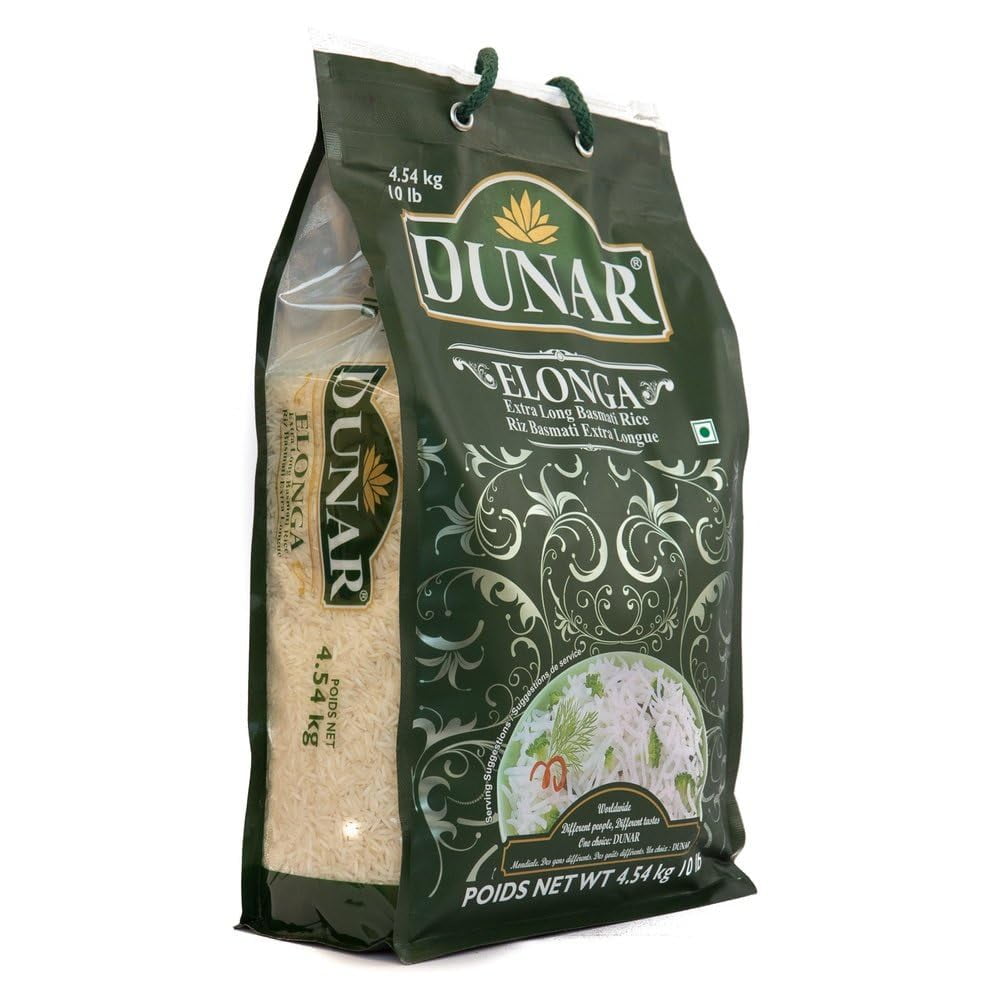 Dunar Basmati Rice Elonga Extra Long 10 lb