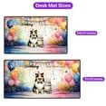 thumbnail image 5 of Happy Birthday to Shetland Sheepdog Kitten Party Balloons Cake Desk Mat Full Keyboard Mouse Pad Sheltie Dog Lover Gifts Large Mousepad - 00027, 5 of 5