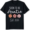 thumbnail image 2 of 100% Cotton Soon To Be Auntie Est 2026, 2 of 5