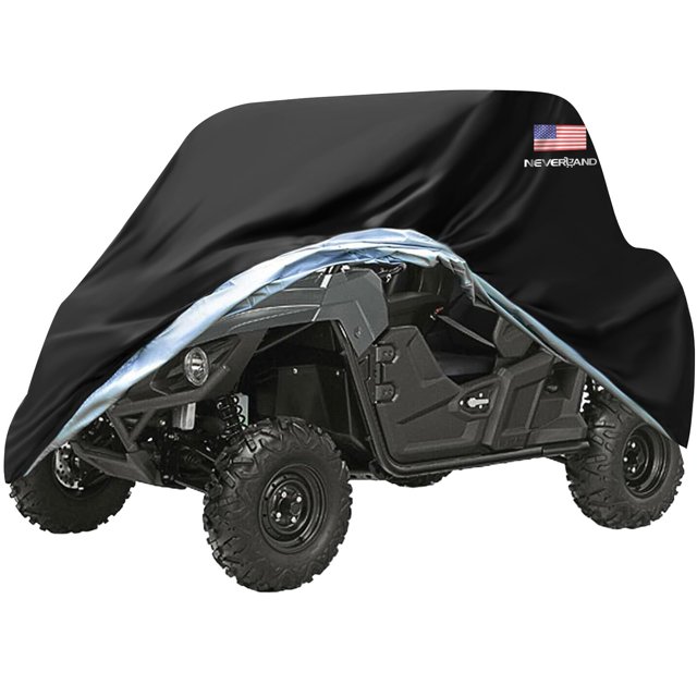 Funda UTV NEVERLAND para 2 plazas, impermeable al aire libre, con bandera estadounidense