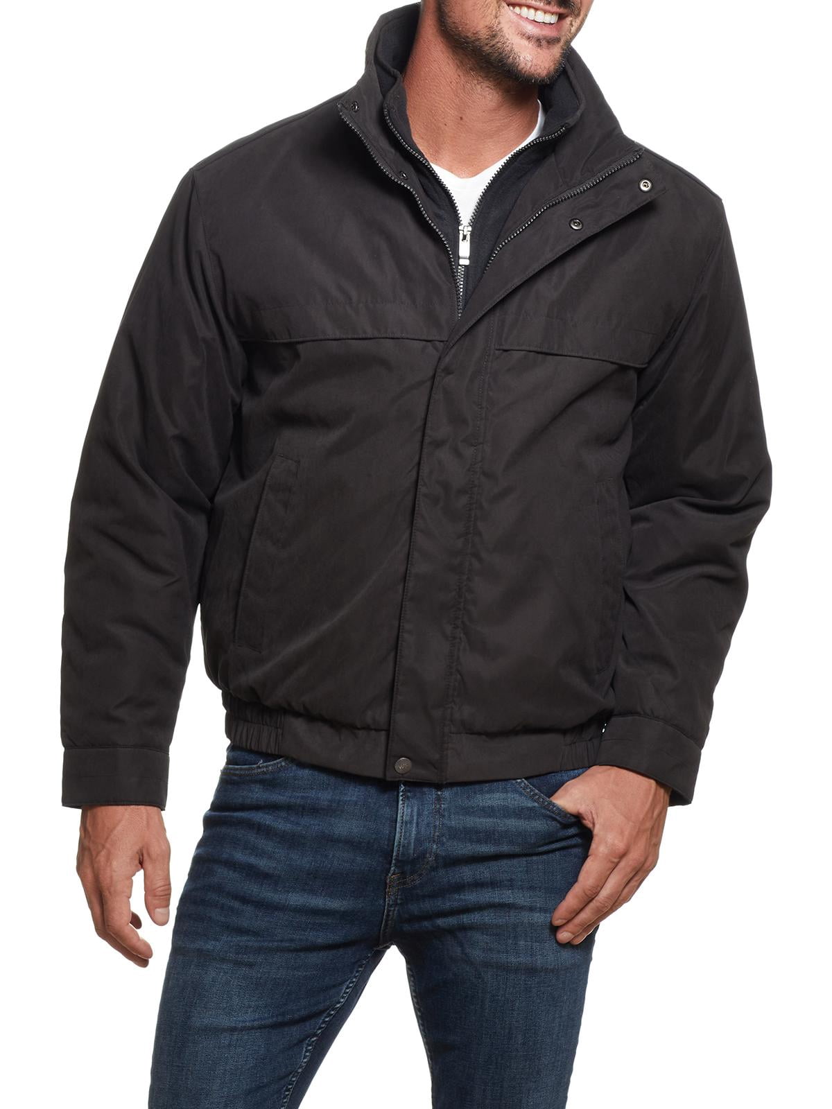 Water Repellent Bomber Jacket Black 