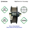 thumbnail image 4 of Dark/Deep Brown(Coffee/Chocolate) 1.75mm PLA 3D Printer Filament - 1kg FilaCube PLA 2 1.75 mm Plastic 3-D Printing Filament Supplies Pack 3D Pen Filament Refills [Made in USA] Plus Pro tan PLA+, 4 of 6