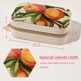 thumbnail image 5 of Peach Velvet Portable Storage Box with Removable Compartment: Gift-Ready Organizer for Bracelets, Necklace, and Jewelry, 5 of 7